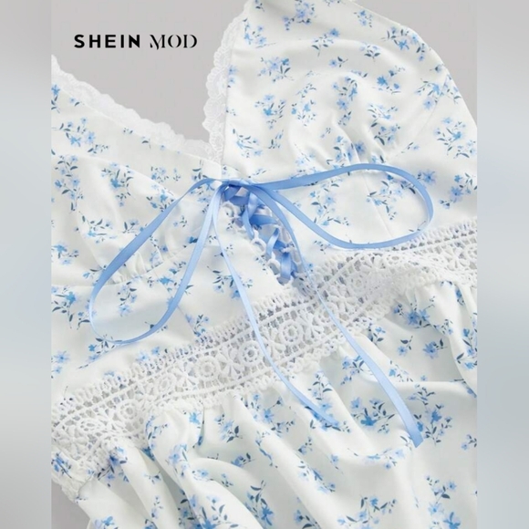 SHEIN  Halter Sundress Size Small - Picture 3 of 9